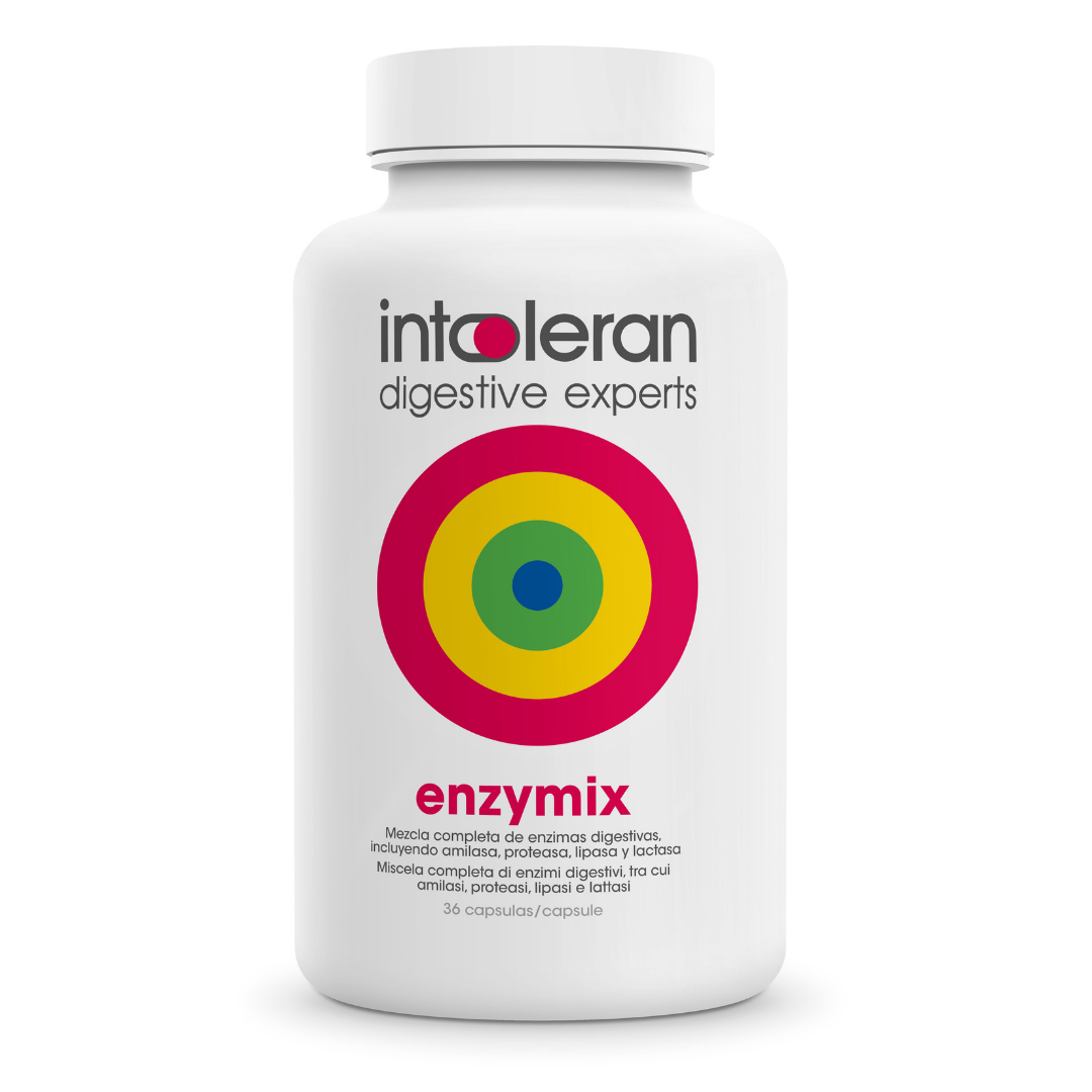Enzymix Intoleran miscela completa di enzimi digestivi per digestione e gonfiore intestinale